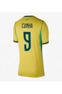 Brasilia Matheus Cunha #9 Jalkapallovaatteet Naisten Kotipaita MM-kisat 2026 Lyhythihainen